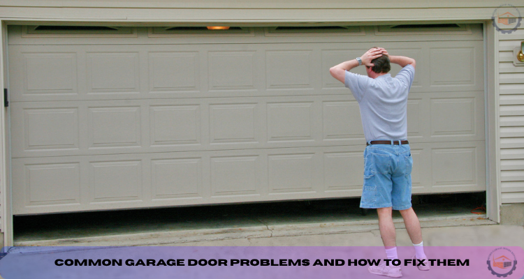 His garage door gate is not opening properly