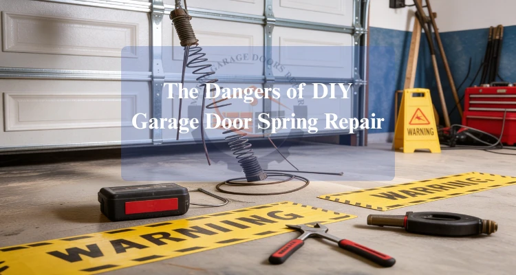 visuals of dangers of diy spring repair